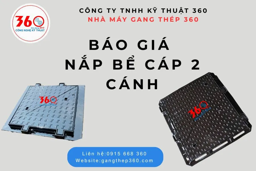 Nắp bể cáp 2 cánh