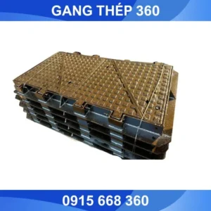 Nắp bể cáp 4 cánh gang cầu