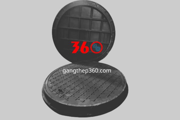 nắp hố ga composite khung tròn nắp tròn