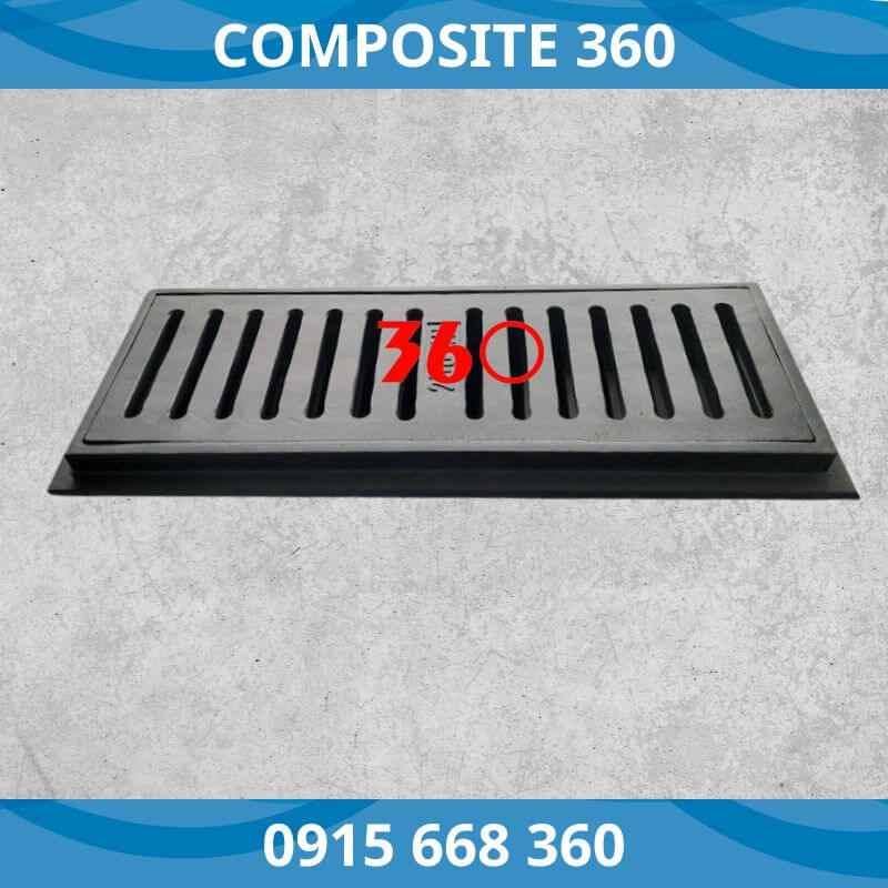song chắn rác composite có khung