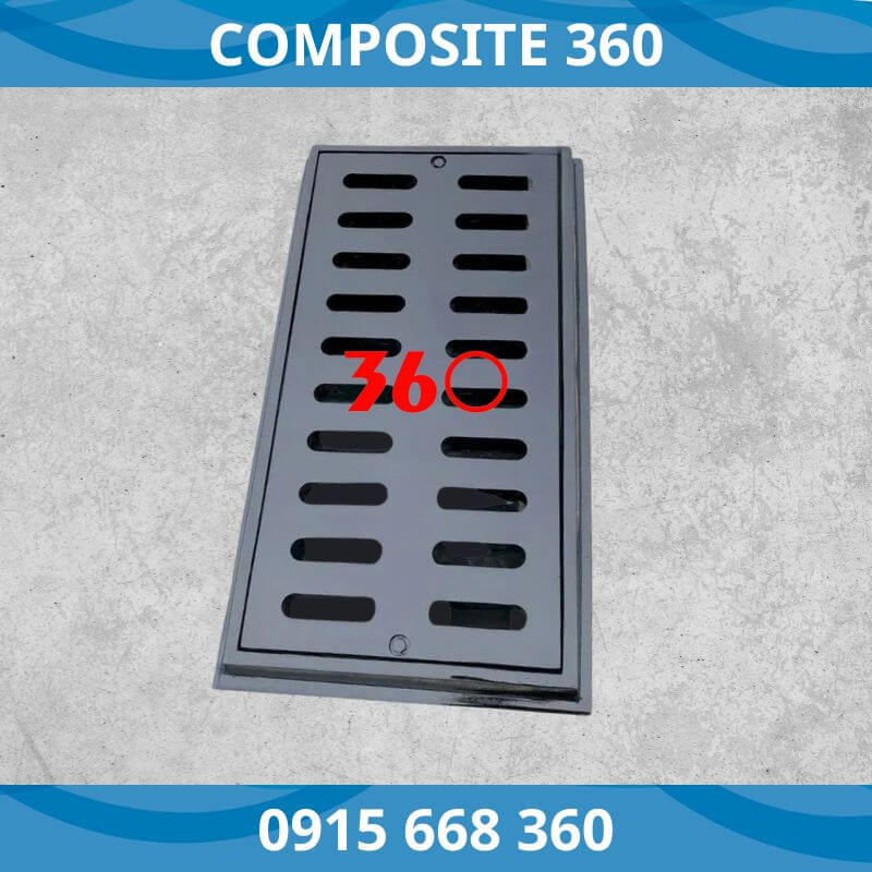 song chắn rác composite có khung