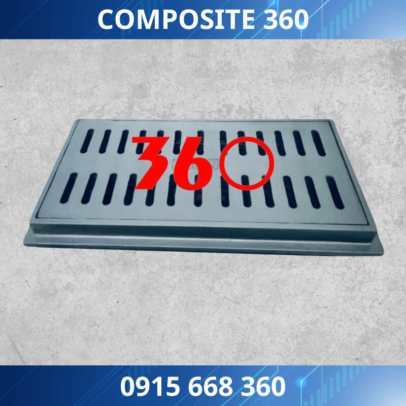 Song chắn rác composite có khung