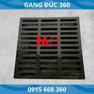 song chắn rác gang xám
