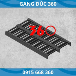 song chắn rác gang xám