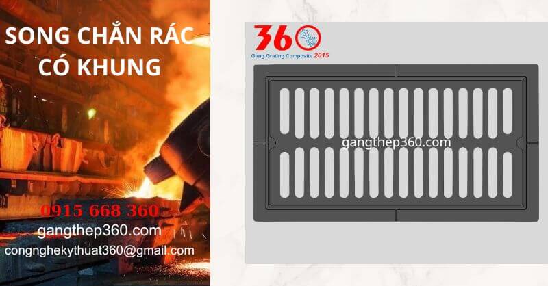 song chắn rác và khung