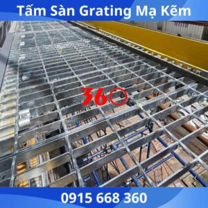tấm sàn grating mạ kẽm