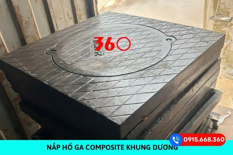 Nắp hố ga composite khung dương