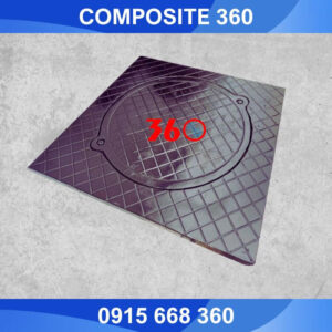 nắp hố ga composite 1000x1000