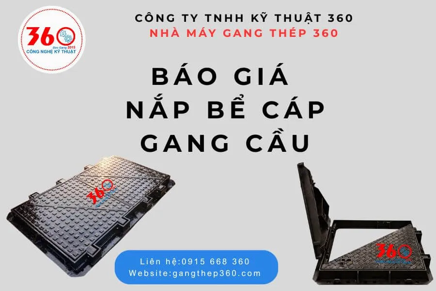 Nắp bể cáp gang cầu