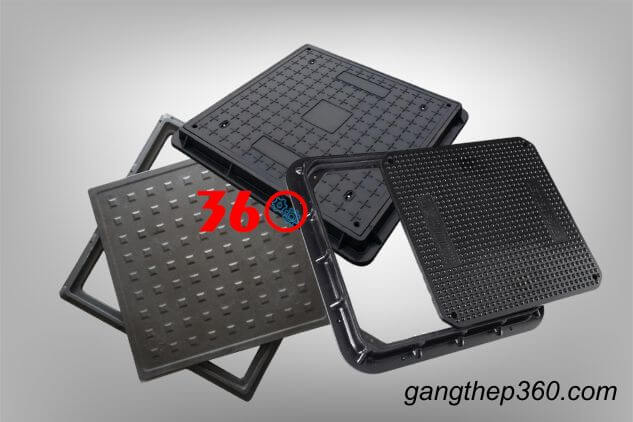 nắp hố ga composite 600x600