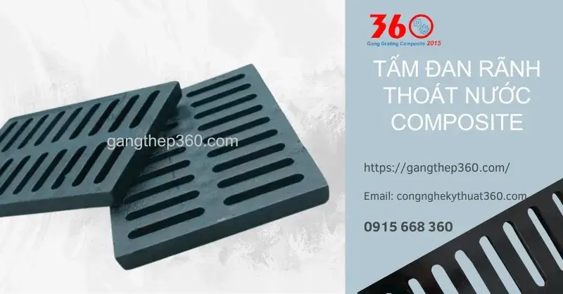 tấm đan rãnh thoát nước composite