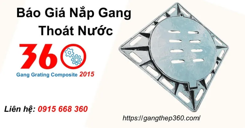 báo giá nắp gang thoát nước