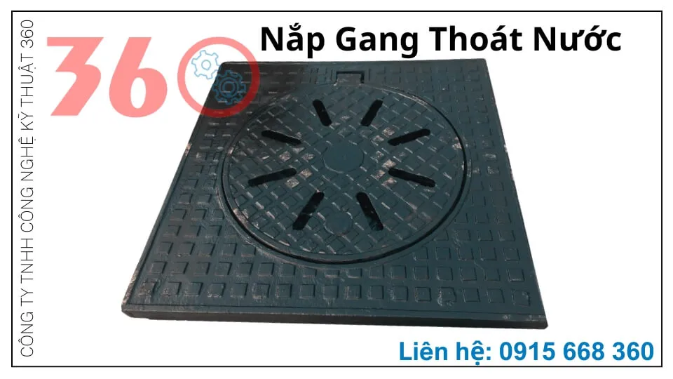 nắp gang thoát nước
