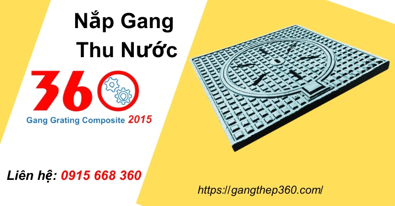 nắp gang thu nước
