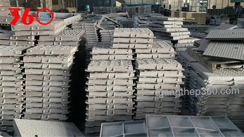 nắp hố ga gang