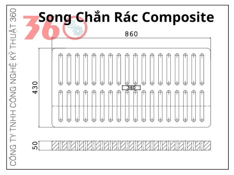 tấm đan nhựa composite