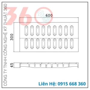 lưới chắn rác bằng gang