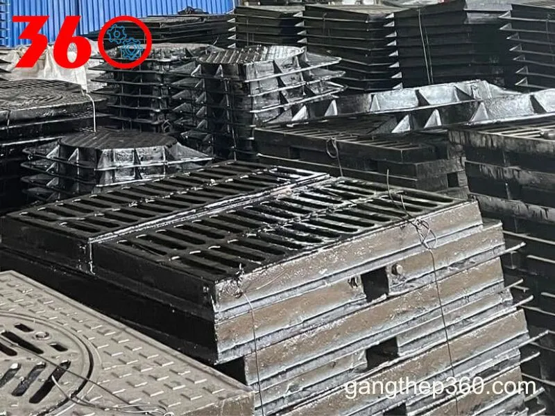 lưới chắn rác bằng gang