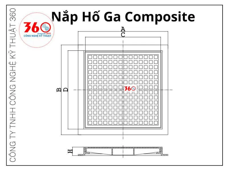 nắp hố ga composite