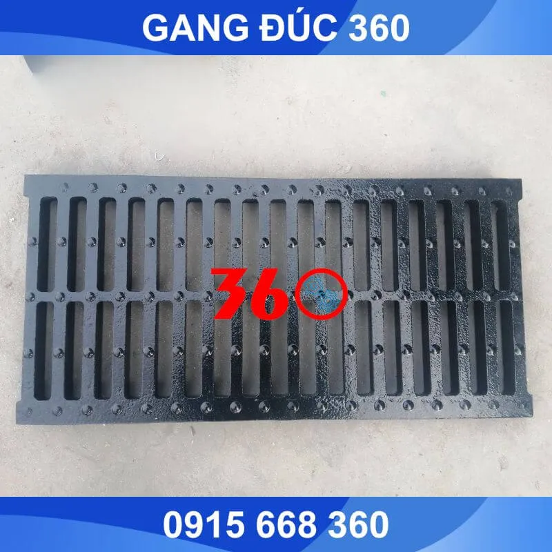 song chắn rác bằng gang