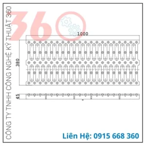 tấm gang chắn rác