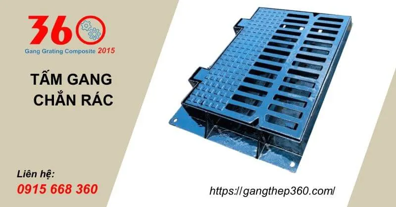 tấm gang chắn rác