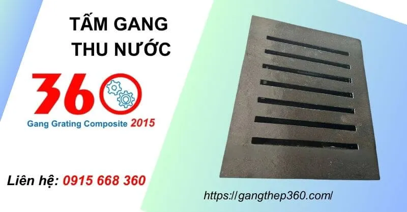tấm gang thu nước