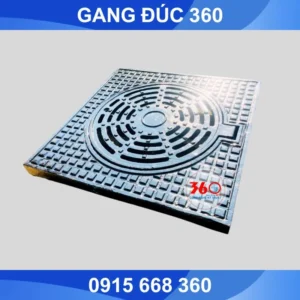 nắp hố ga gang thu nước 900x900