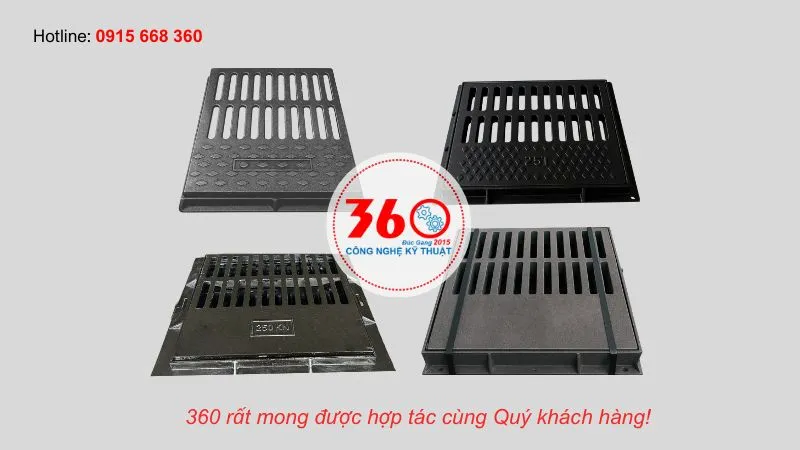 nắp hố ga thu thăm gang 920x750