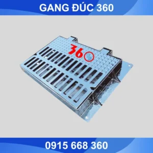 Nắp hố ga thu thăm kết hợp gang cầu