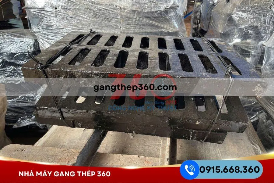 Song chắn rác gang 500x500