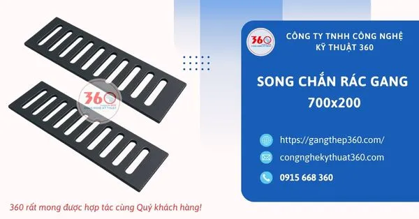 song chắn rác gang 700x200