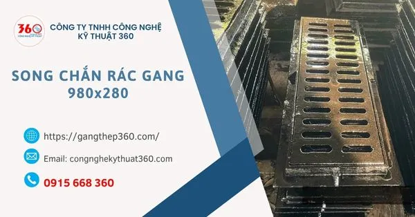 song chắn rác gang 980x280