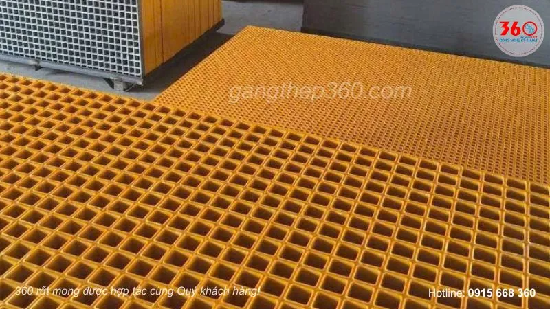 tấm sàn composite grating