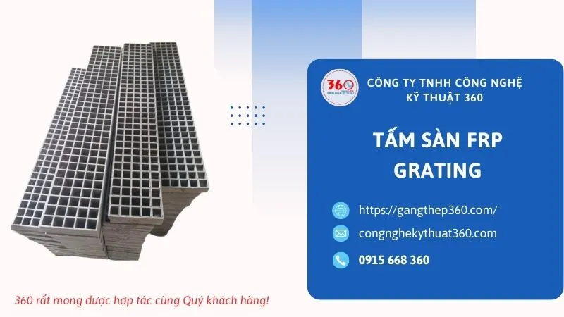 Tấm sàn FRP grating
