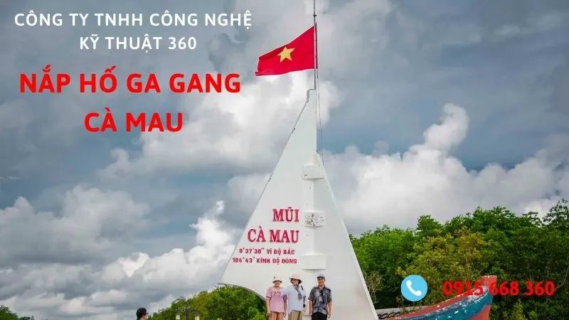 nắp hố ga gang tại Cà Mau