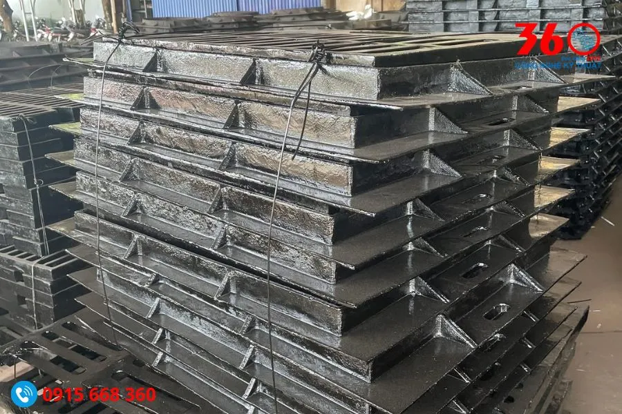 nắp hố ga gang tại Cà Mau