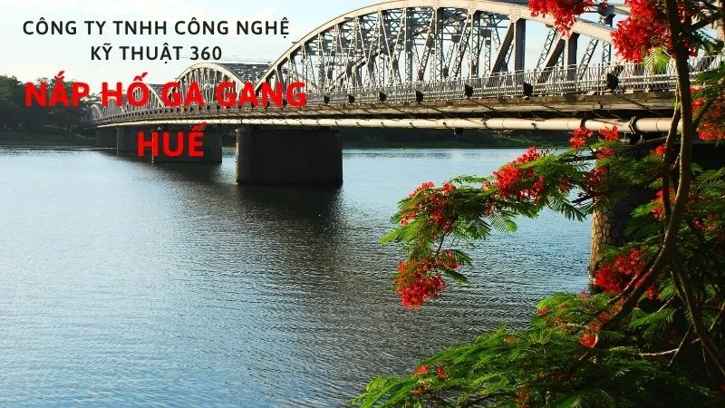 nắp hố ga gang tại Huế