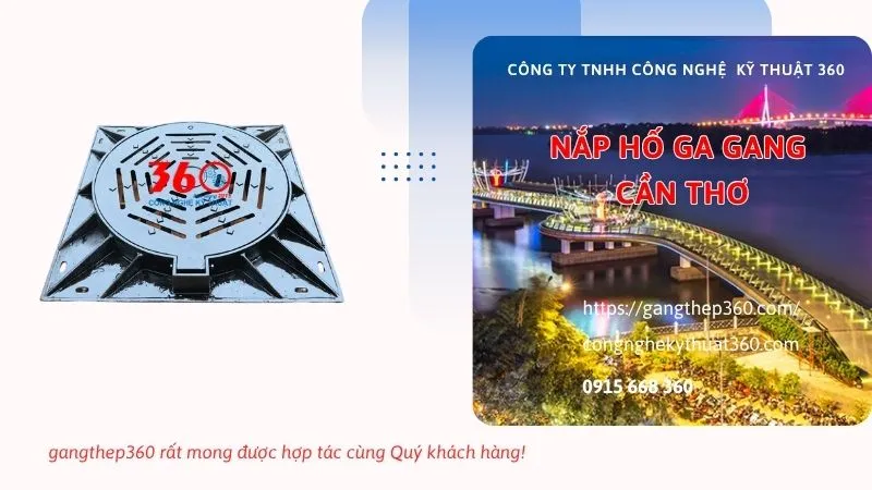 nắp hố ga gang Cần Thơ