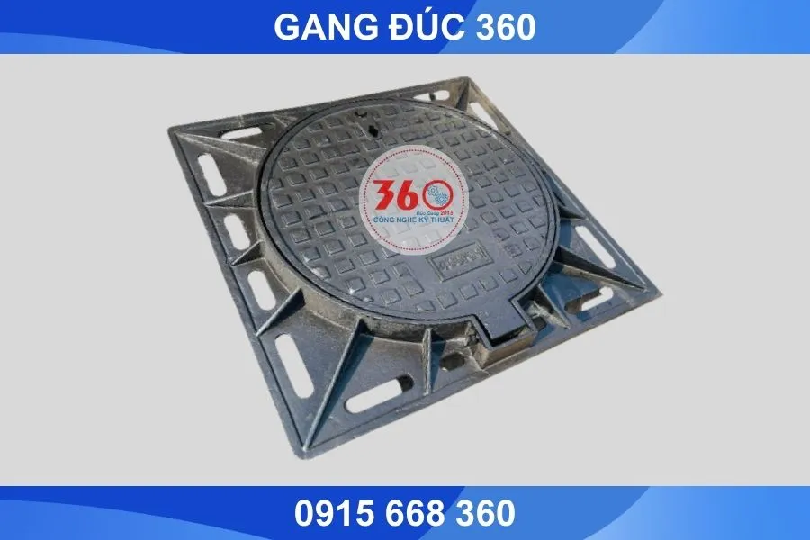 nắp hố ga gang Điện Biên