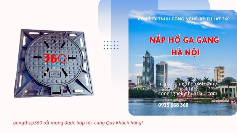 nắp hố ga gang Hà Nội