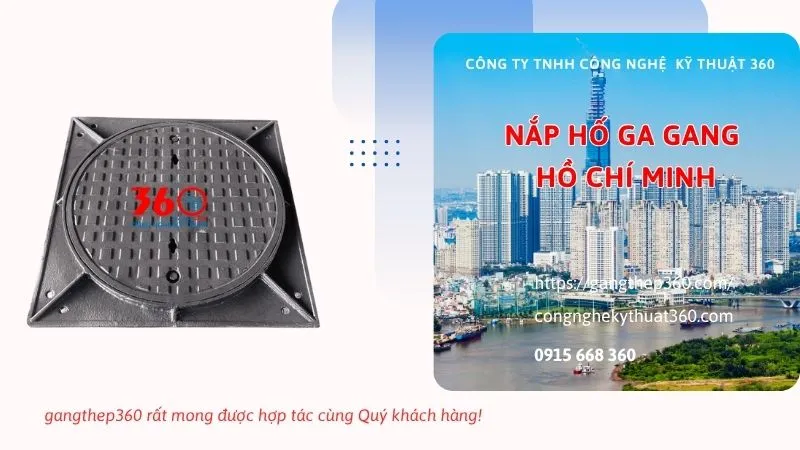 nắp hố ga gang Hồ Chí Minh