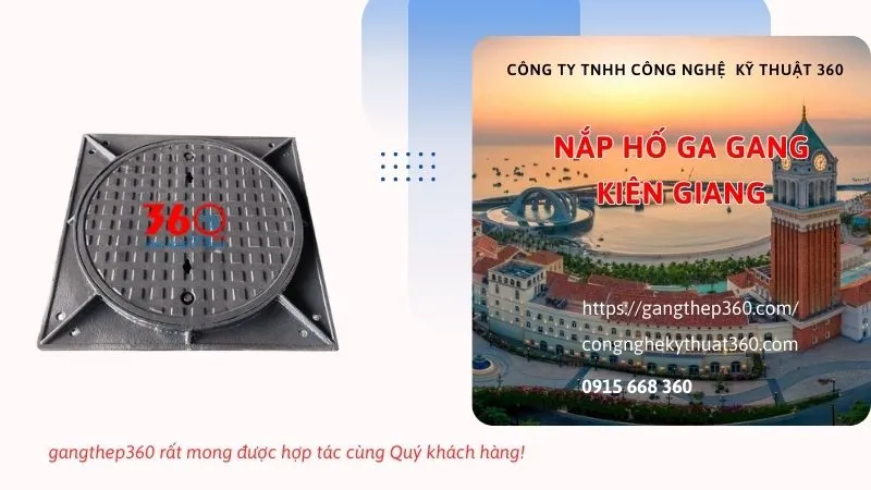 nắp hố ga gang Kiên Giang
