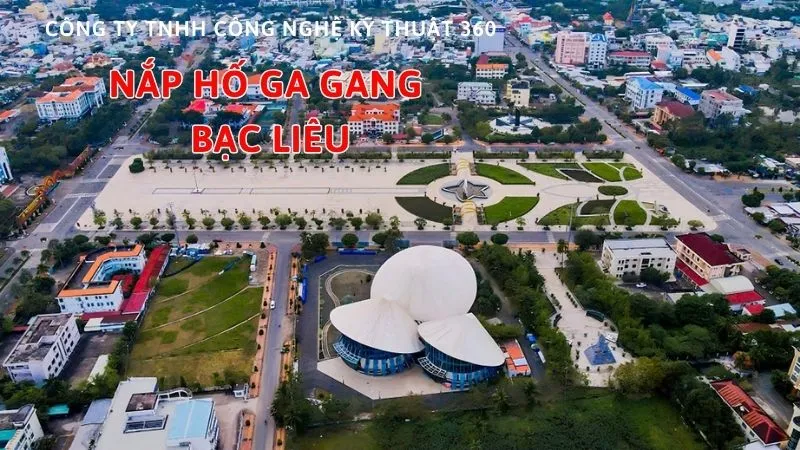 nắp hố ga gang tại Bạc Liêu