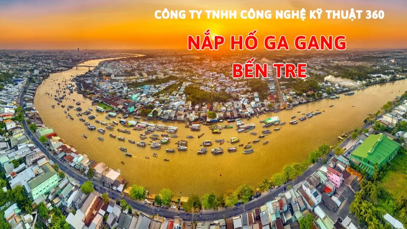 nắp hố ga gang tại Bến Tre