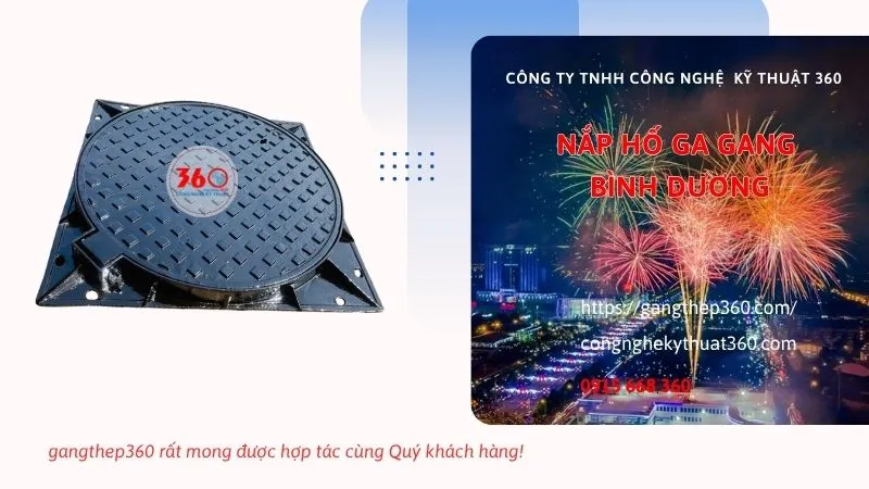 nắp hố ga gang tại Bình Dương