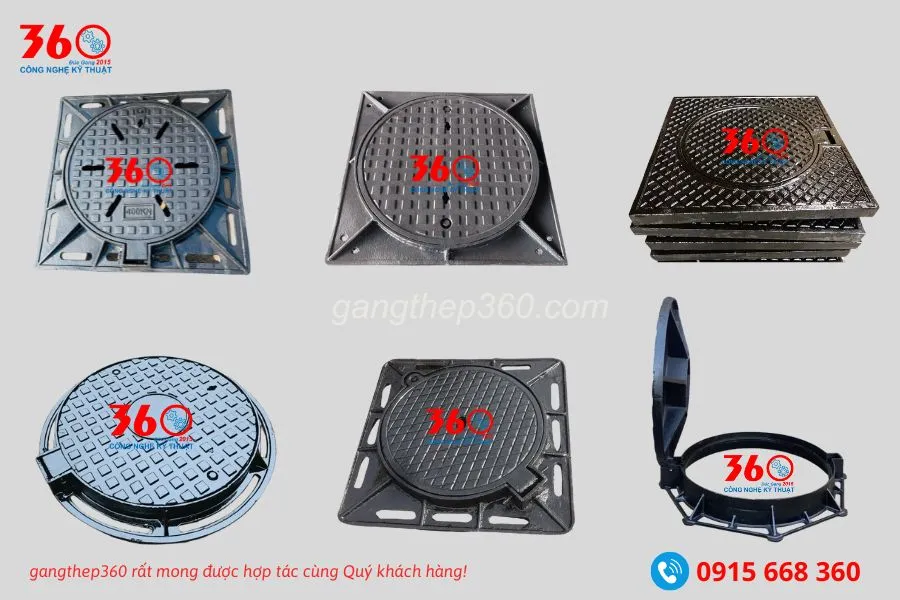 nắp hố ga gang tại Bình Phước