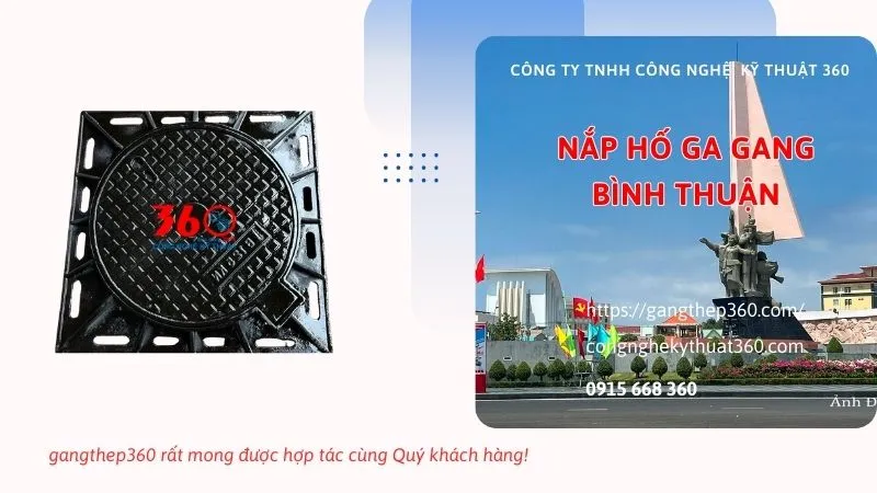 nắp hố ga gang tại Bình Thuận