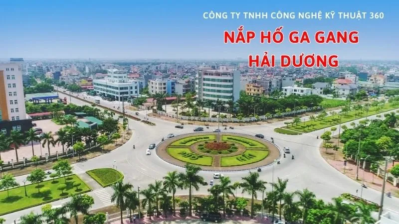 nắp hố ga gang tại Hải Dương