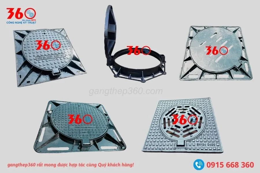 nắp hố ga gang tại Hải Dương